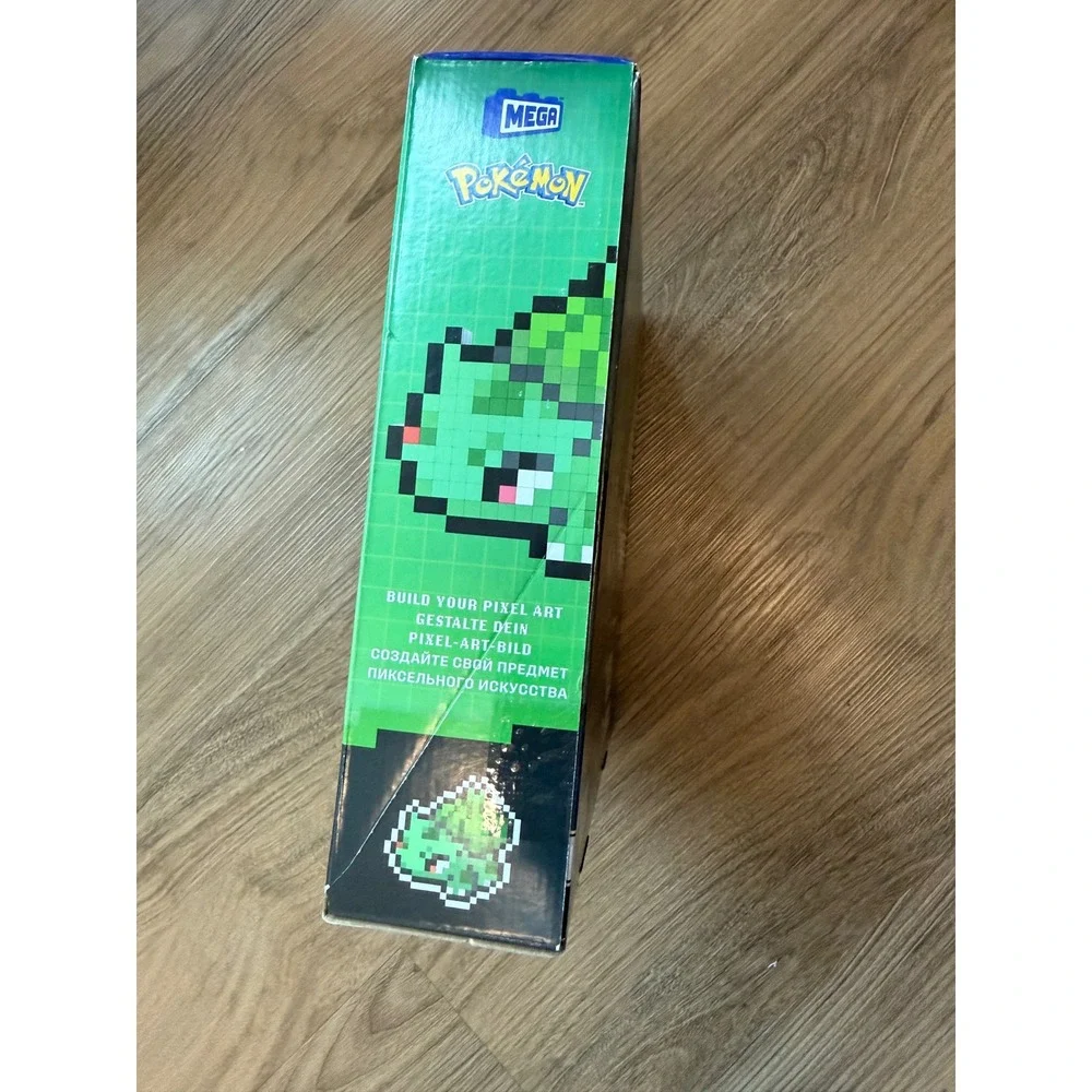 Mega Pokemon Bulbasaur Pixel Art Building Set 374 Pieces HTH75 Retro Style